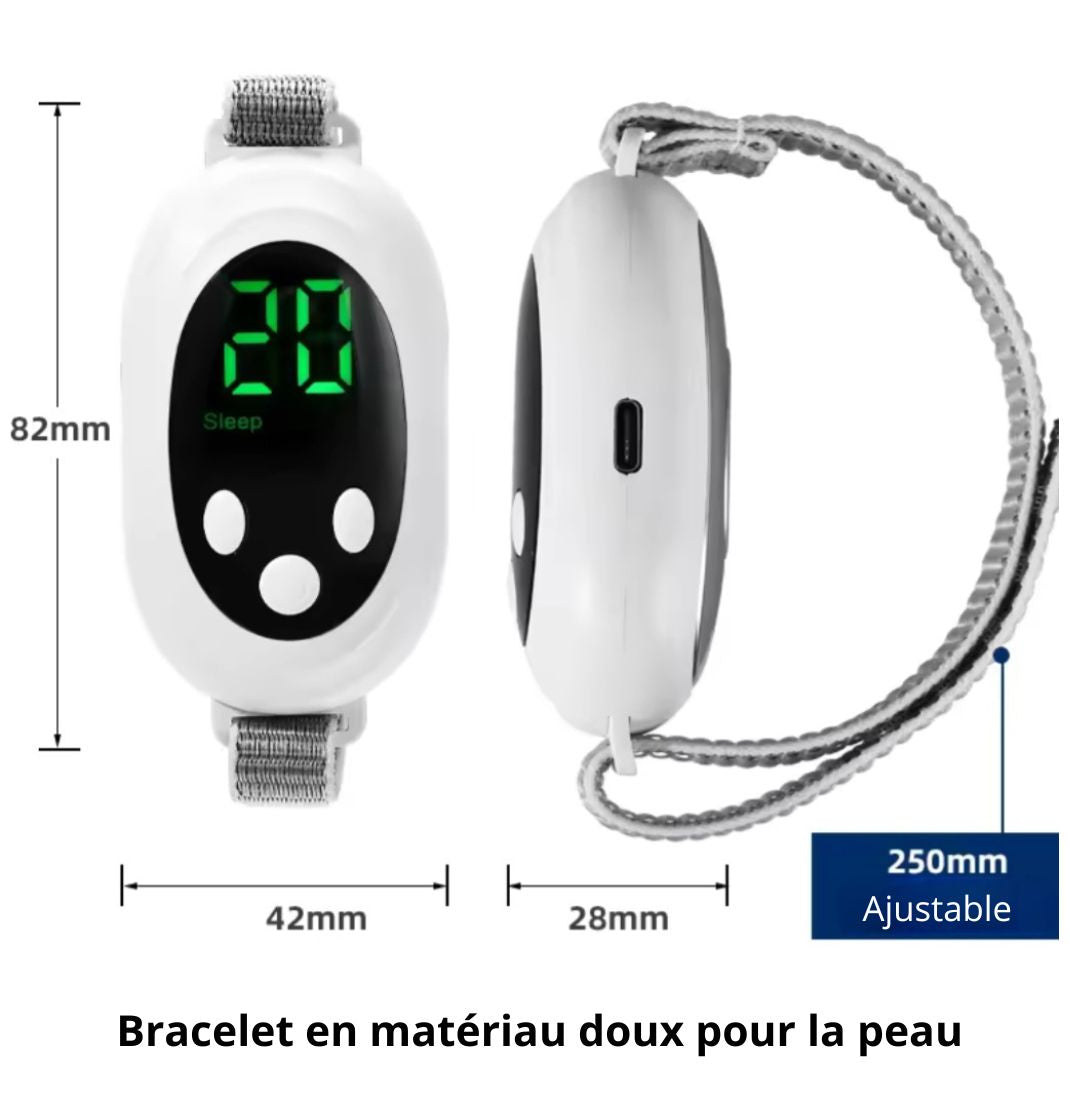 DormiZen – Bracelet d'aide au sommeil et de relaxation par Neurostimulation